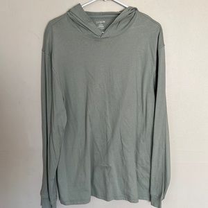J Crew Men’s Green Hoodie Shirt